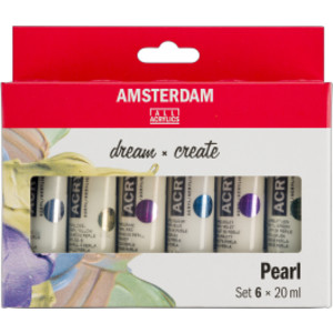Standard Acrylic Pearl Set, 6 x 20mL