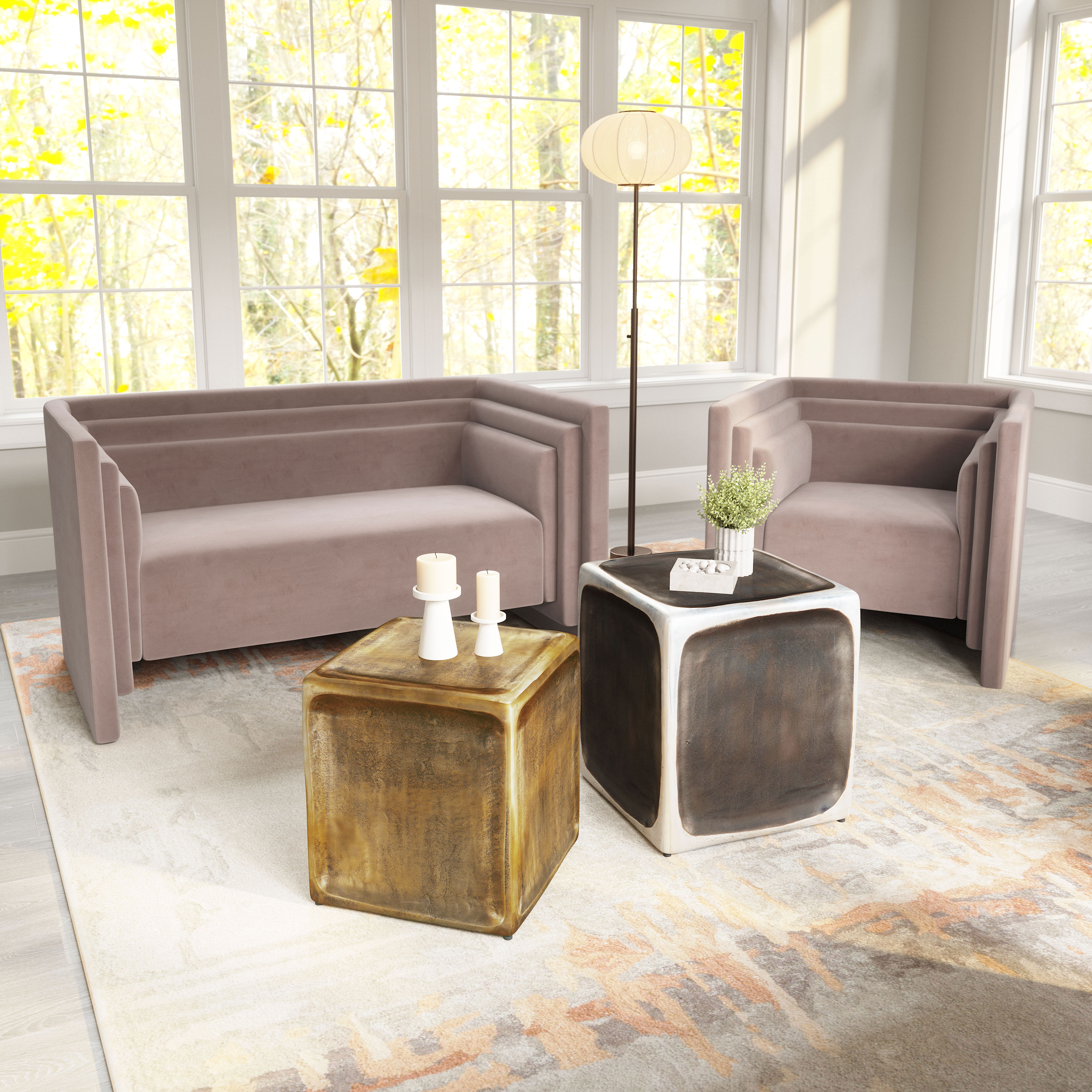 Brics Side Table Set (2-Piece) Multicolor product image
