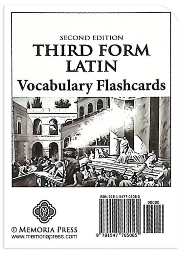 Memoria Press Third Form Latin Vocabulary Flashcards (2nd Edition)