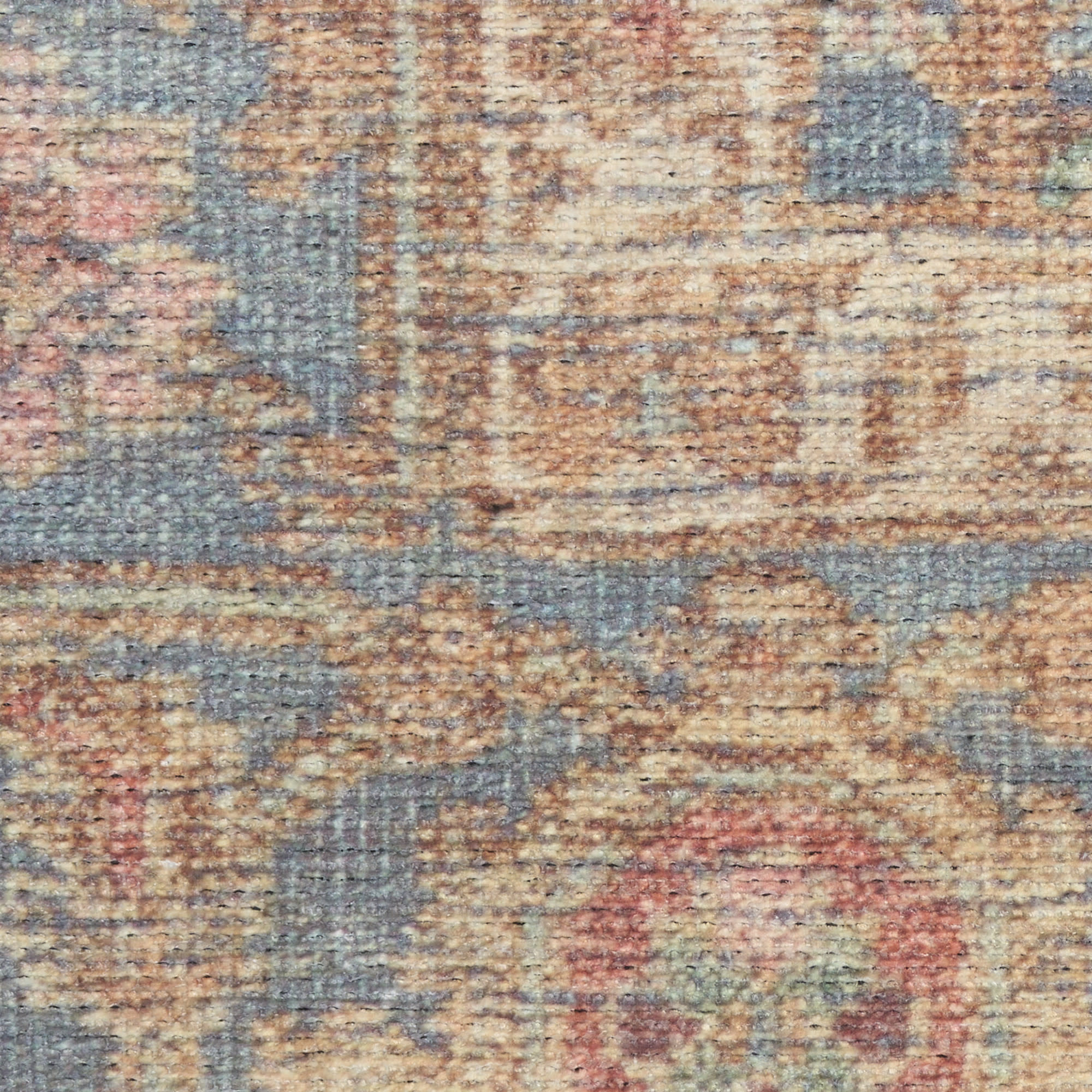 Nourison Vintage Washables 2'2" x 8' Navy Multicolor Vintage Indoor Rug
