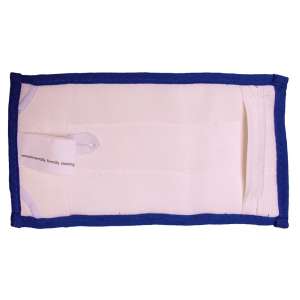 Hillyard, Trident, Short Nap Microfiber Pocket Mop, 11"W, White