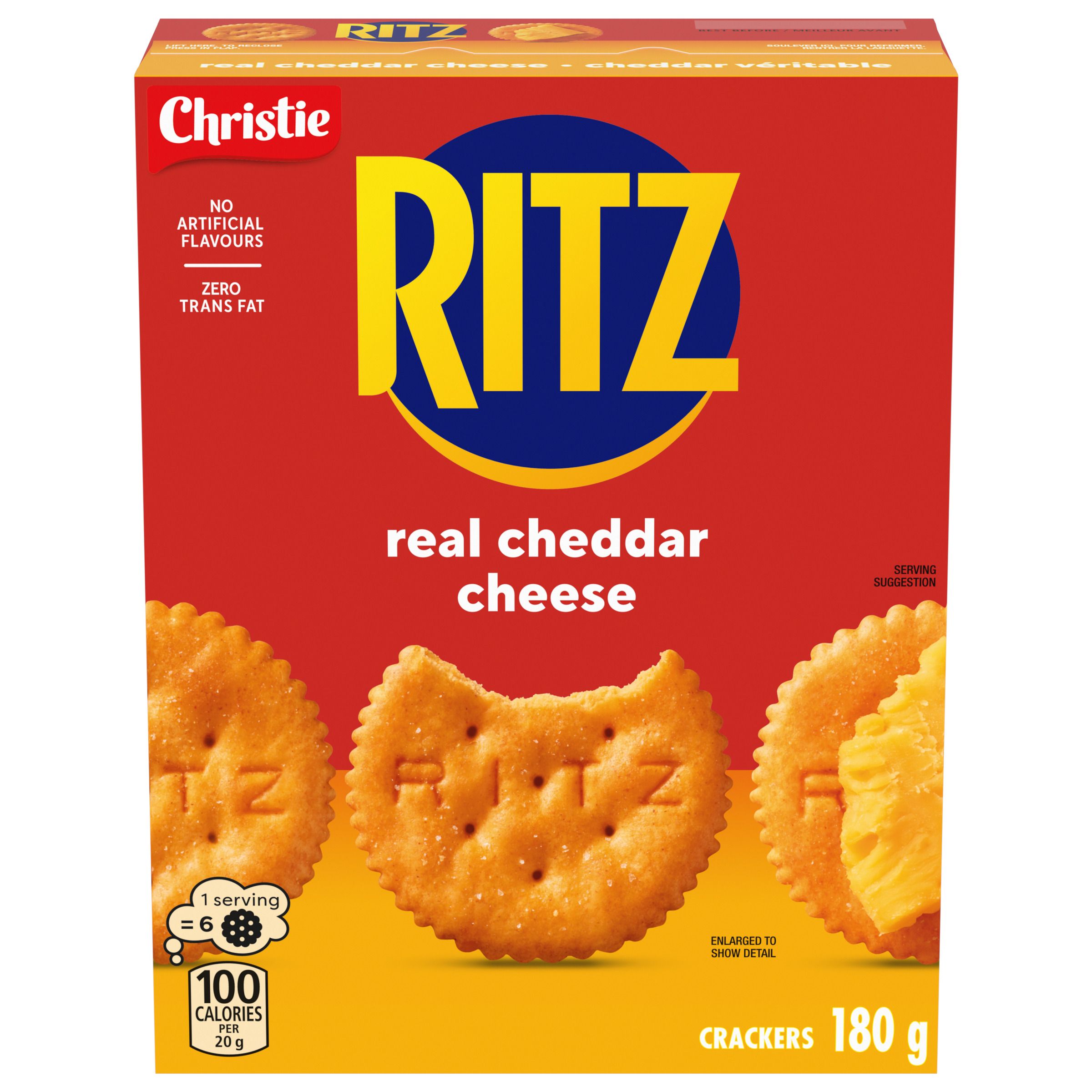 RITZ Real Cheddar Cheese Crackers 180G-thumbnail-0