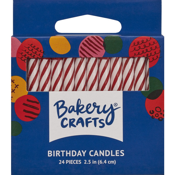 Red Spiral Smooth & Spiral Candles