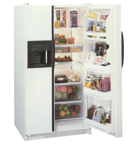 GE® Side-by-Side, No Frost,  797 Liters (Freezer 301 Liters), Refreshment Center, Electronic Monitor