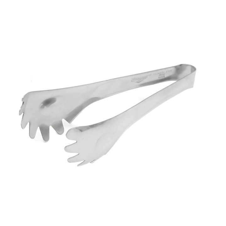 8 ¼-inch-long stainless steel serving tongs
