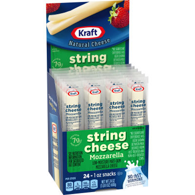 Kraft(R) Low-Moisture Part-Skim Mozzarella String Cheese 24-1 oz. Sticks