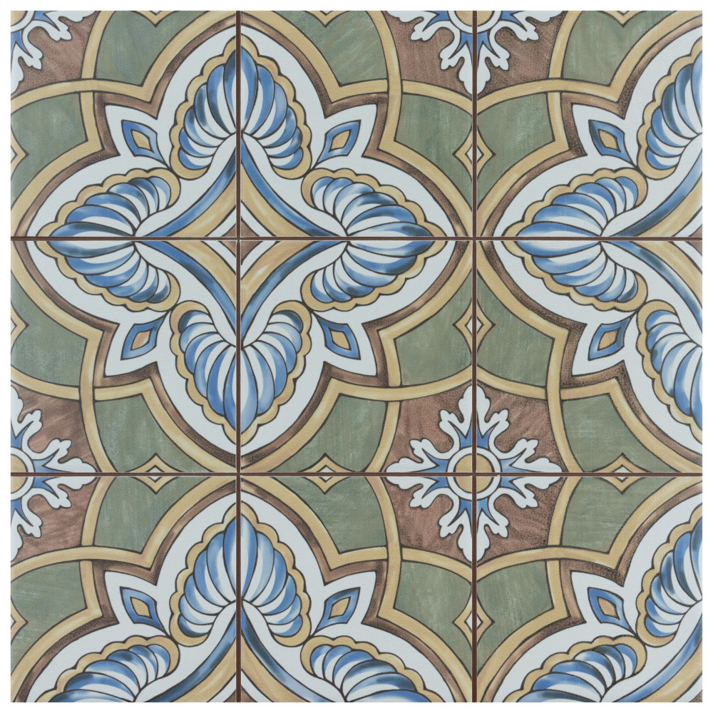 Sample – Harmonia Grove Green Ceramic Floor and Wall Tile