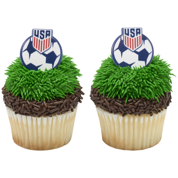 U.S. Soccer Cupcake Rings