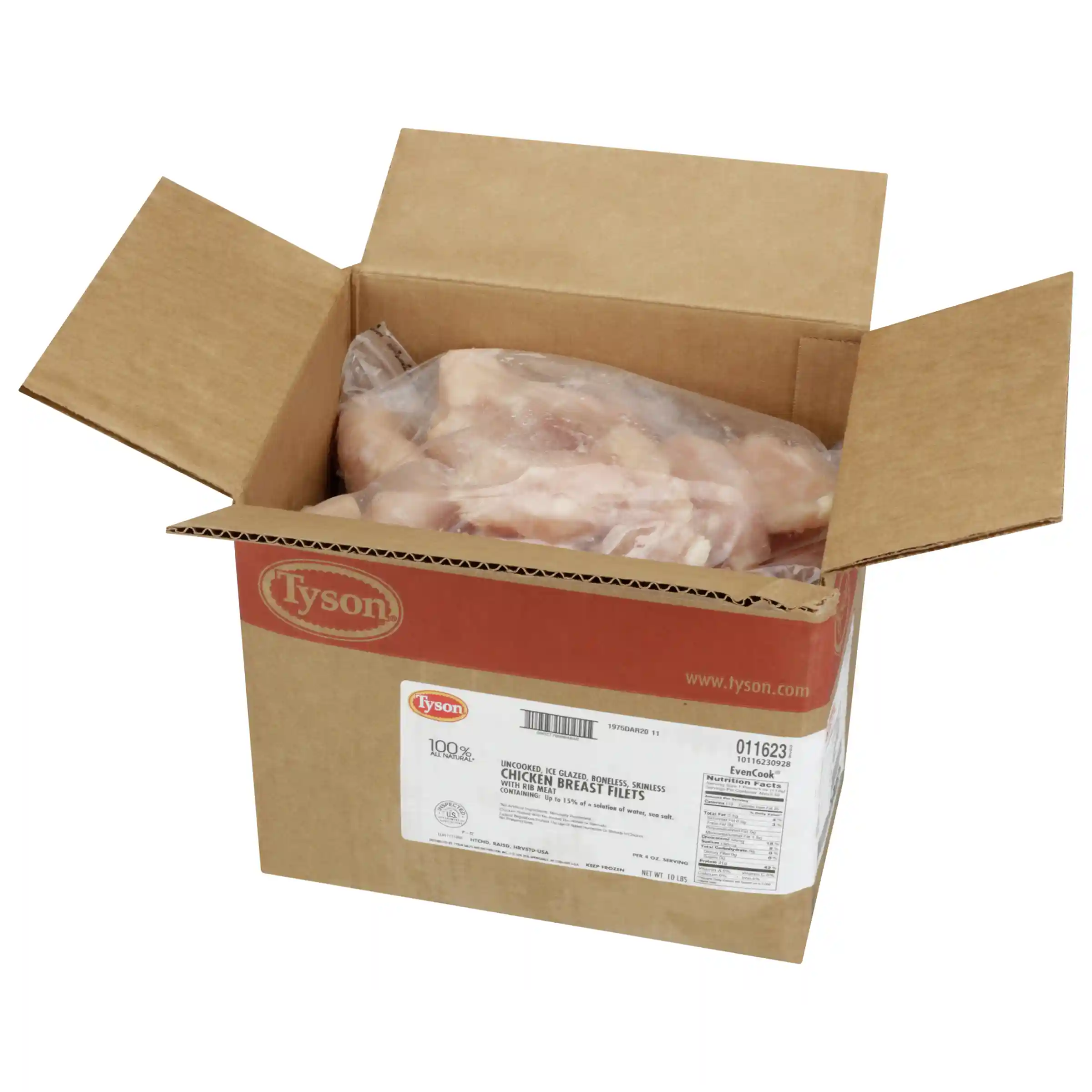 Tyson® EvenCook® All Natural* IF Unbreaded Boneless Skinless Chicken Breast Filets, 4 oz._image_4