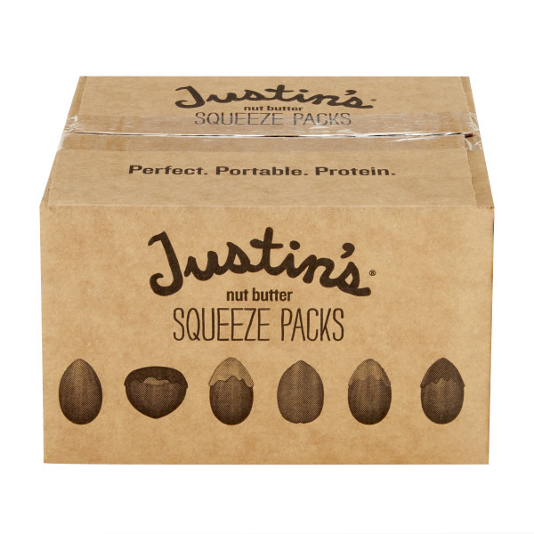 JUSTIN'S (r) Honey Almond Butter 1.15 oz Squeeze Packs . C1C1 - Front Center In Package (Hi Res)