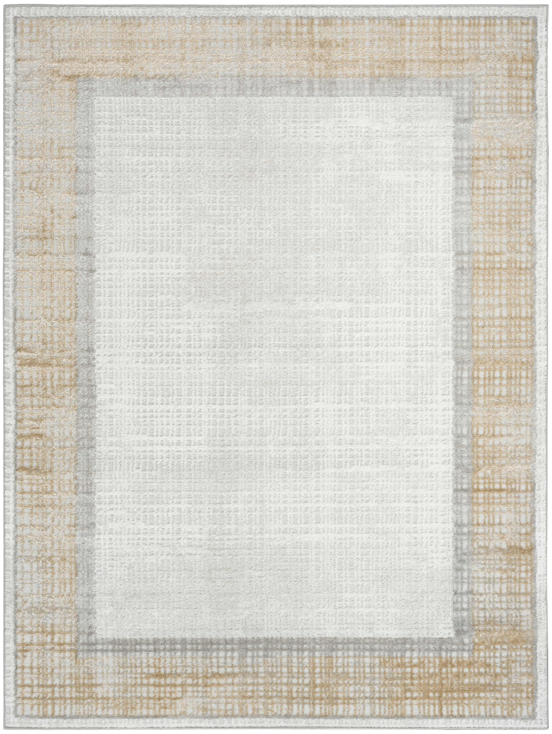 Nourison Dekor 4' x 6' Grey Modern Indoor Rug