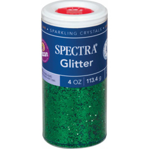 Glitter, Green, 4 oz., 1 Jar