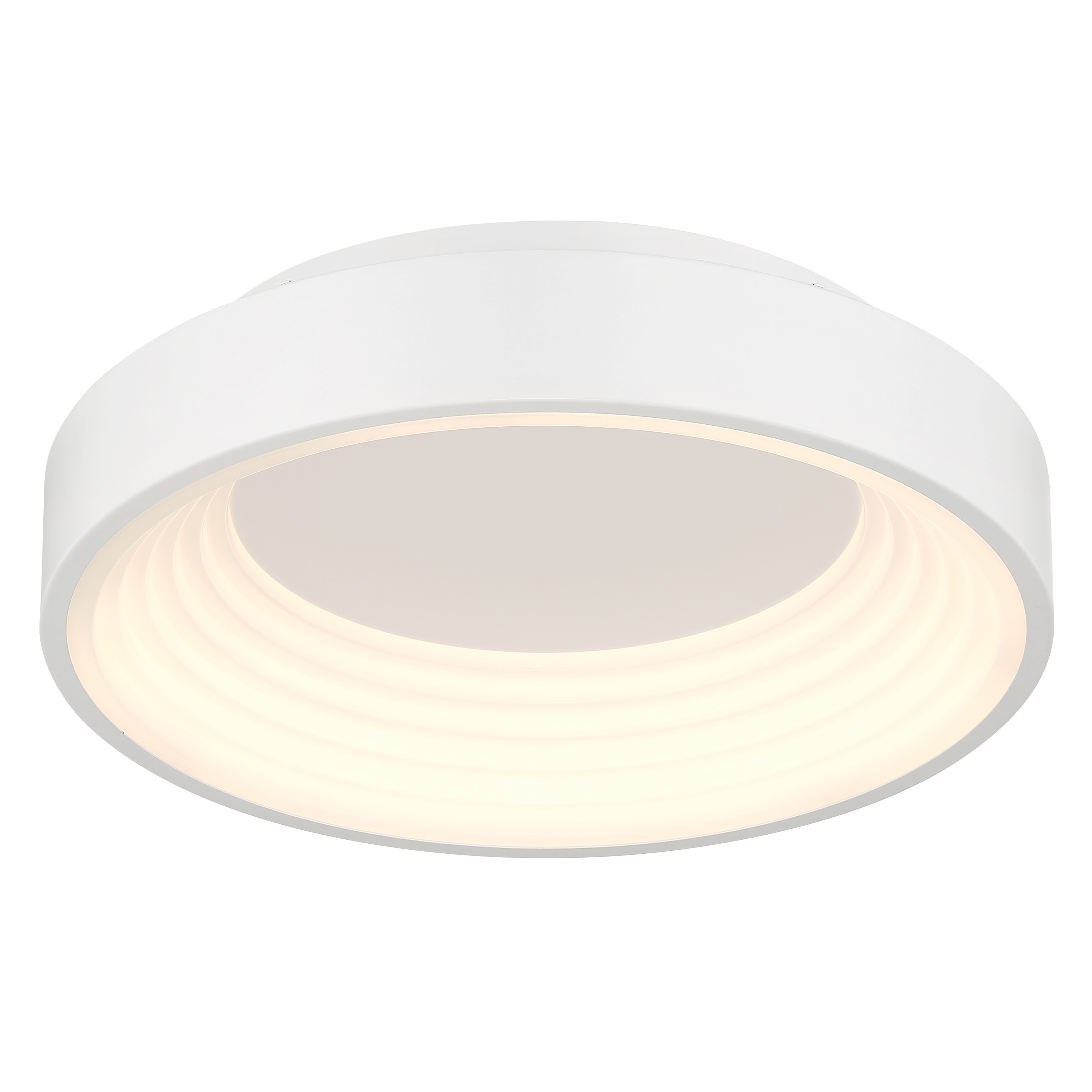 Conc 15" LED Flush Mount in Matte White - Image 3