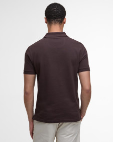 Tartan Pique Polo Shirt Dark Oak