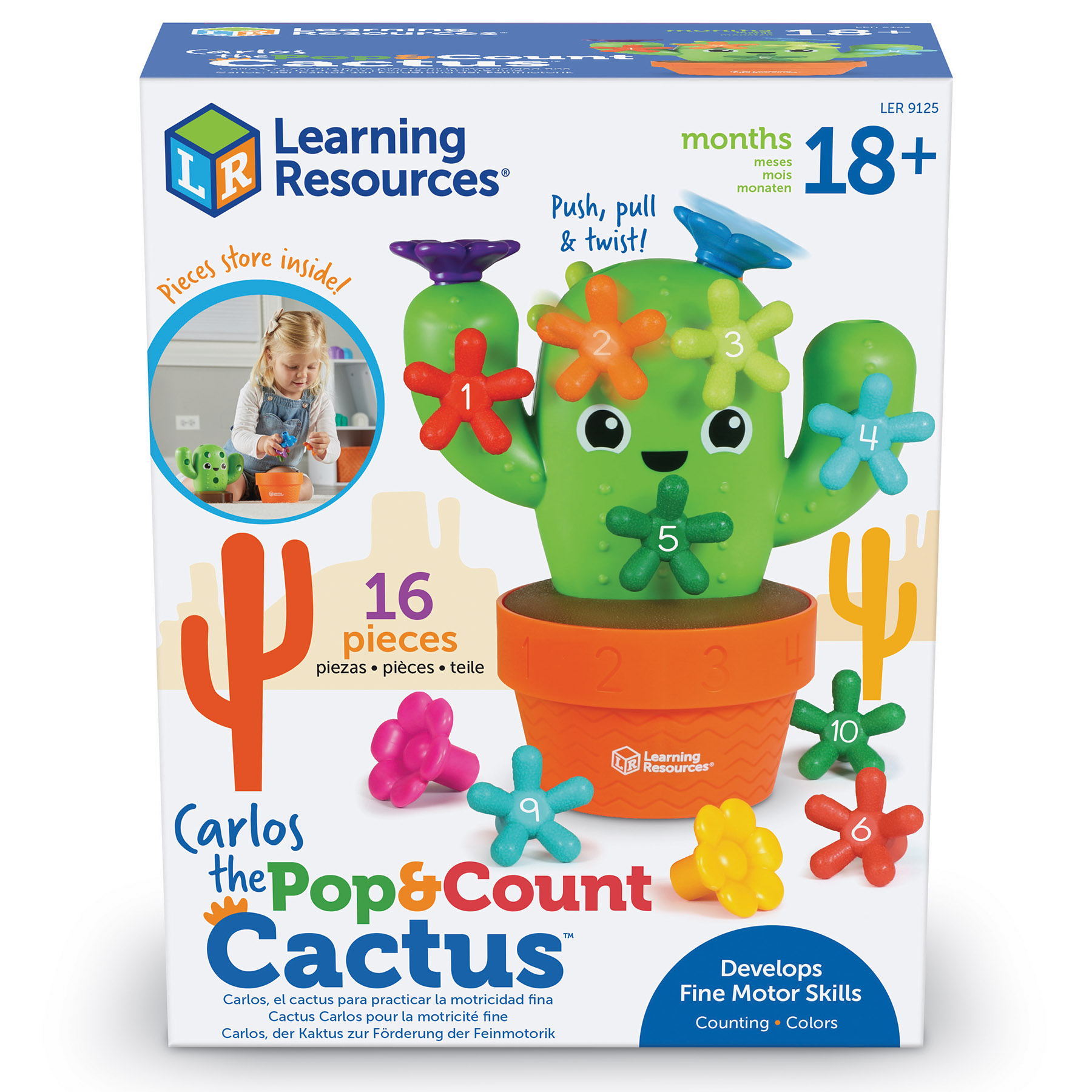 Learning Resources Carlos the Pop & Count Cactus image number null