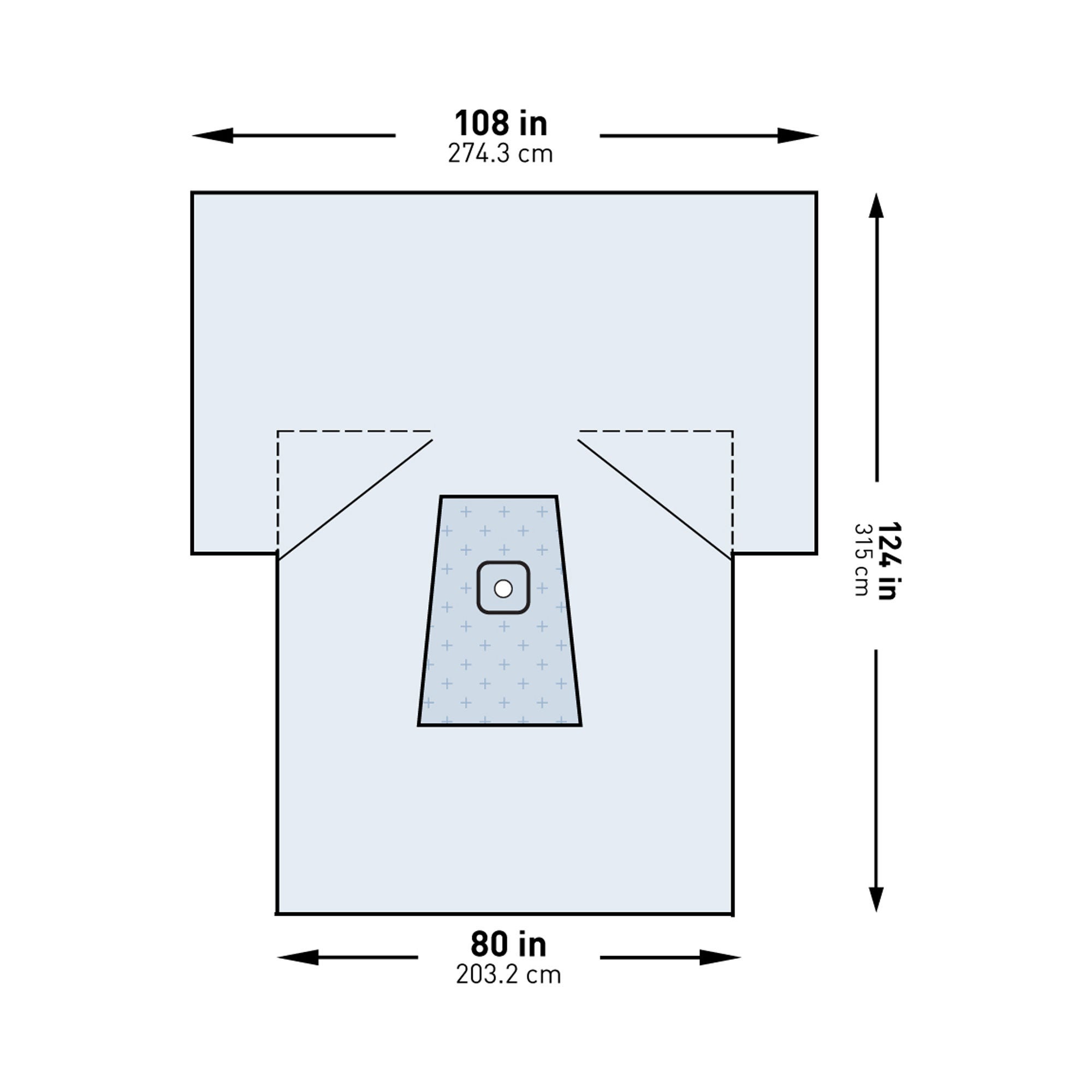 McKesson Sterile Lower Extremity Drape, 108 x 80 x 124 Inch