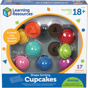 Smart Snacks&reg; Shape Sorting Cupcakes