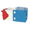 Mini-Com® TX5e™ TG Style UTP Jack Module, Blue
