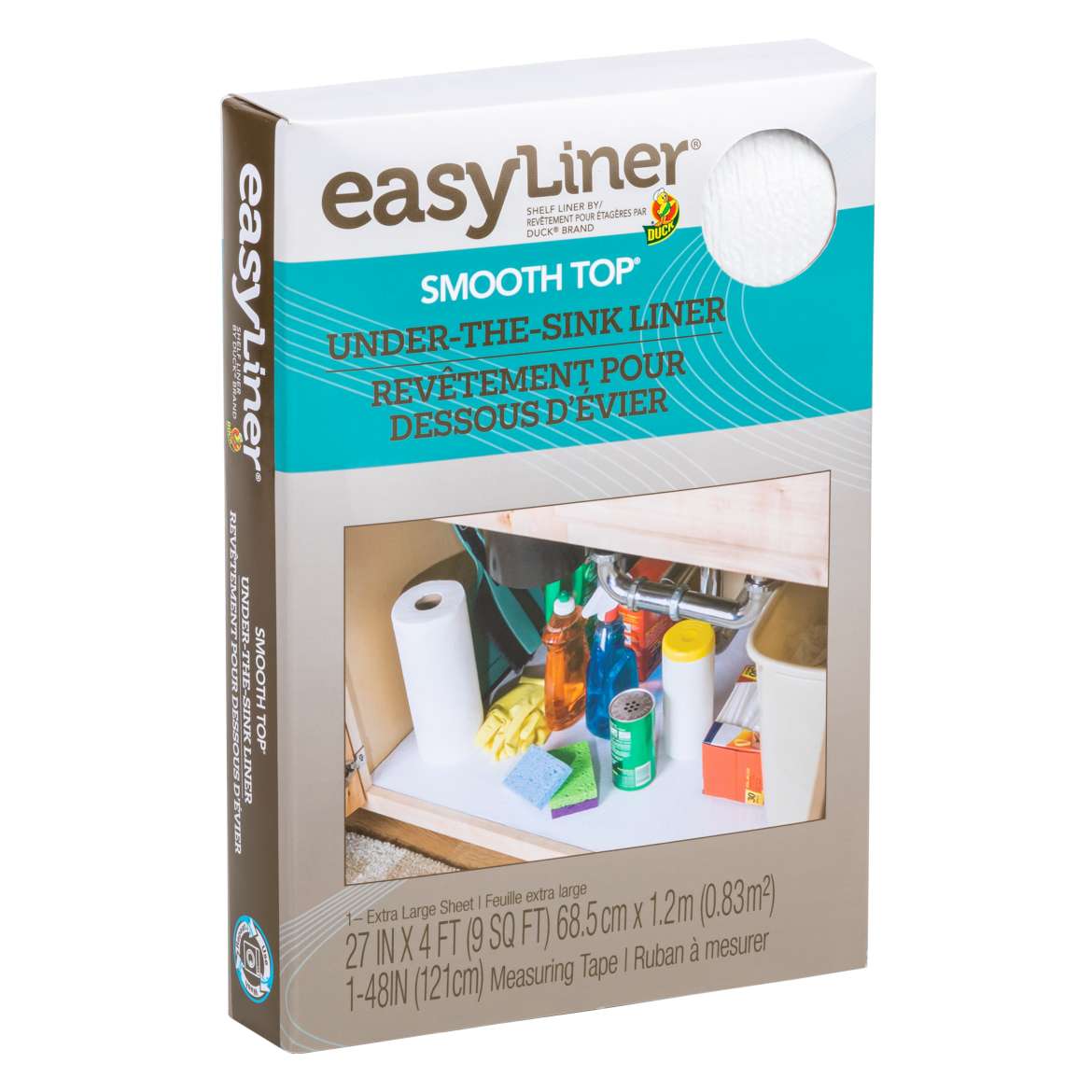 EasyLiner® Under-the-Sink Liner - White, 27 in. x 4 ft.