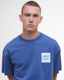 Micro Block Graphic T-Shirt North Sea Blue
