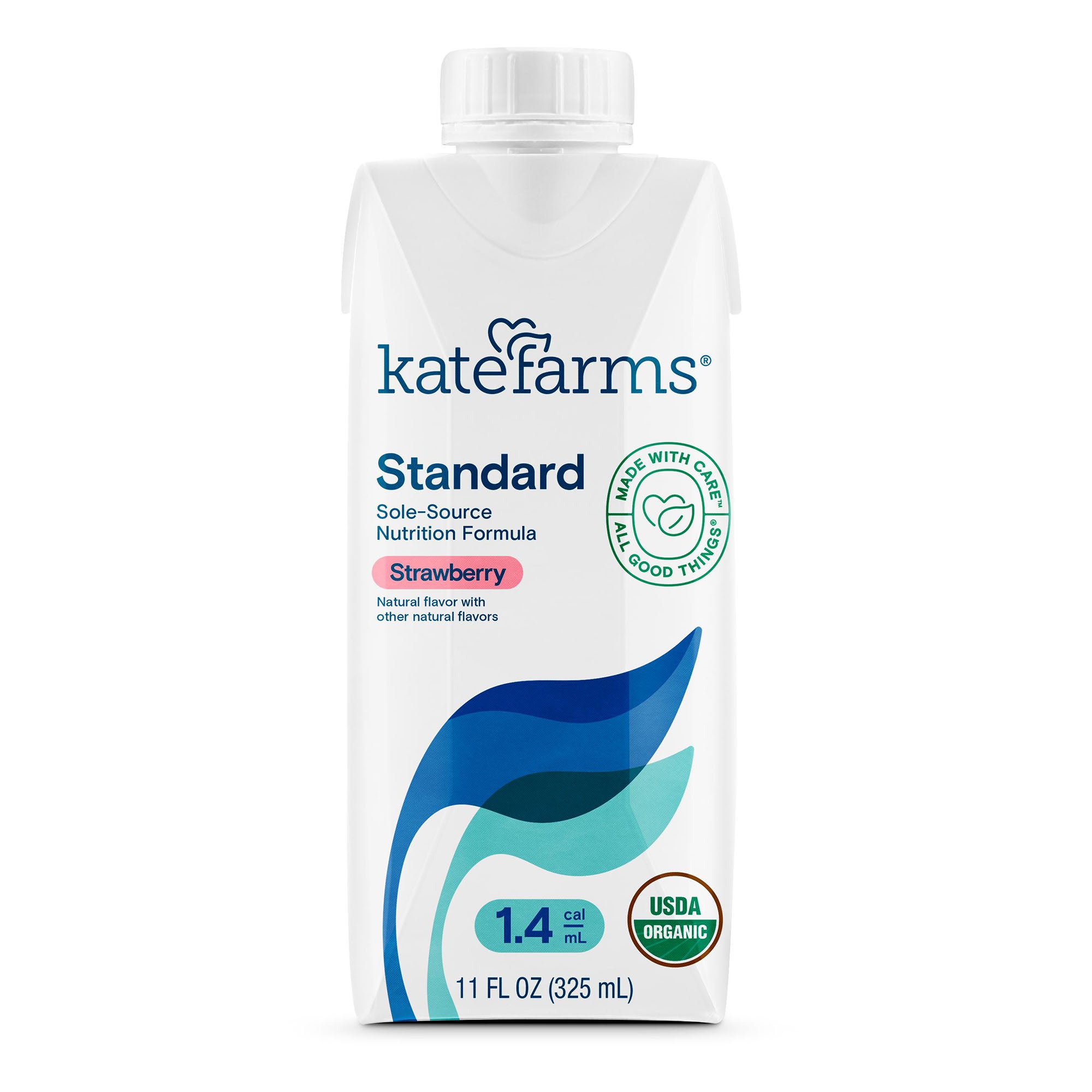 Kate Farms® Standard 1.4 Strawberry Sole-Source Nutrition Formula, 11-oz. carton