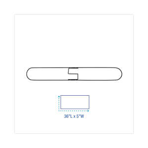 Boardwalk, Zinc Clip-On Dust Mop Frame, 36"