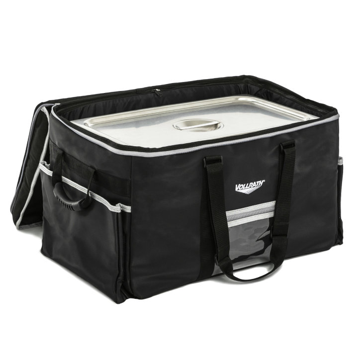 Large 3-Series insulated catering bag with removable liner and three removable dividers