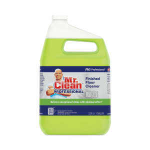 PG02621, Procter & Gamble, Mr. Clean Finished Floor Cleaner, Lemon Scent,  1 gal Bottle