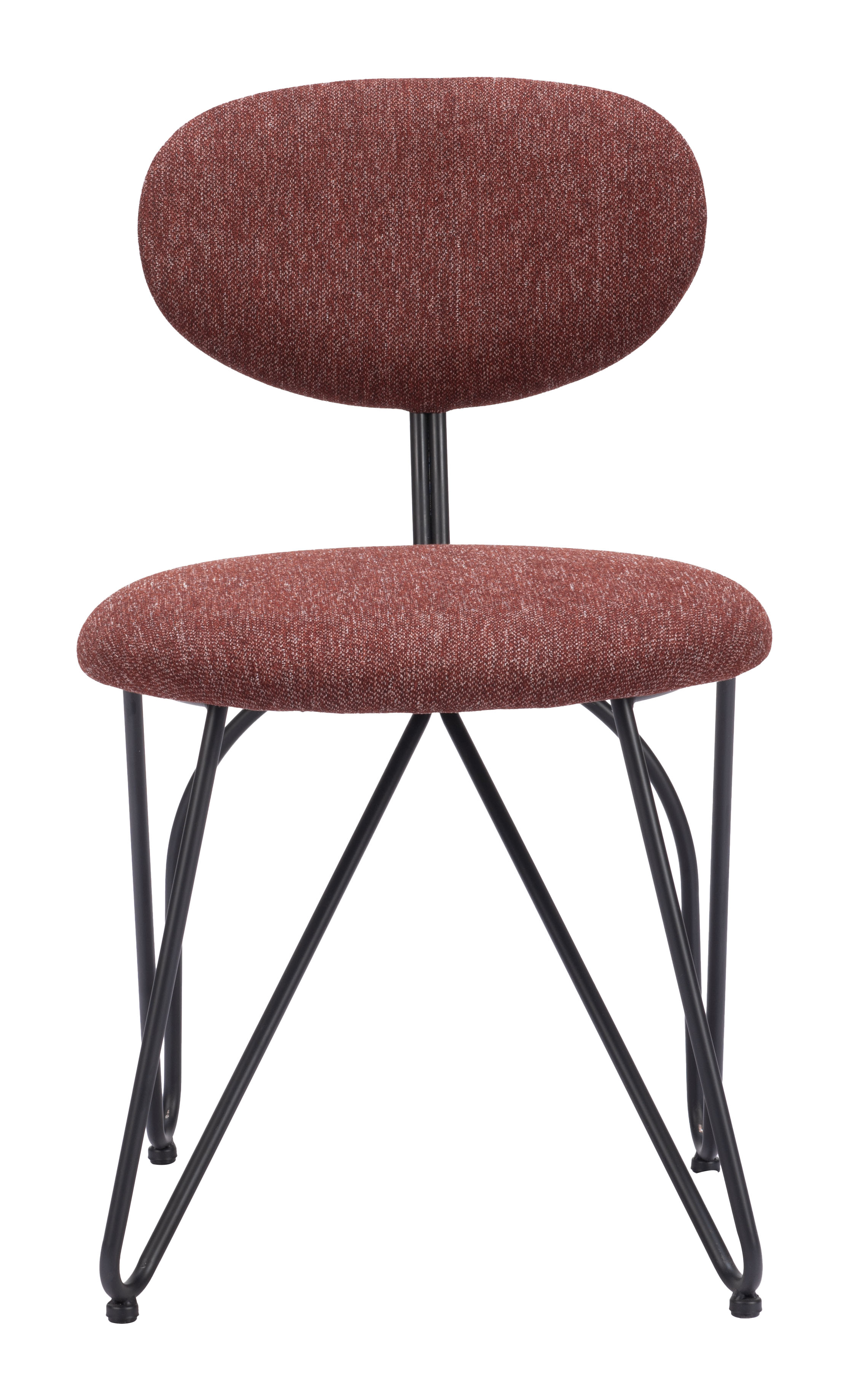 Novi Dining Chair (Set of 2) Maroon Brown product image