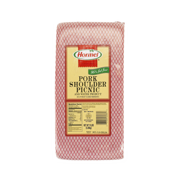 HORMEL(r) Pork Shoulder Picnic & Water, 35%, 4/13 lb . C1CB - Front Center Inner Pack (Hi Res)