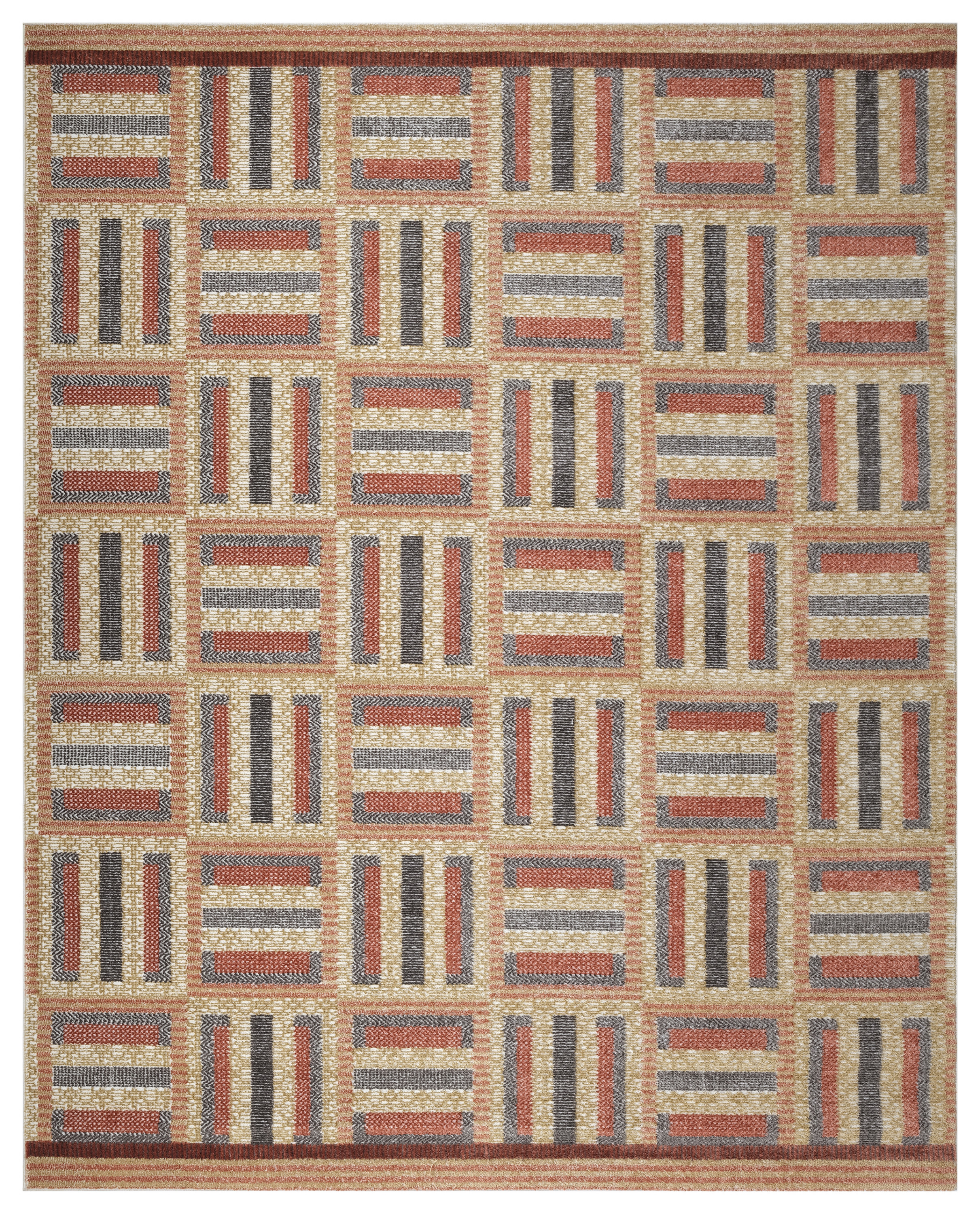 Nourison Nordic 8' x 10' Multicolor Modern Indoor Rug