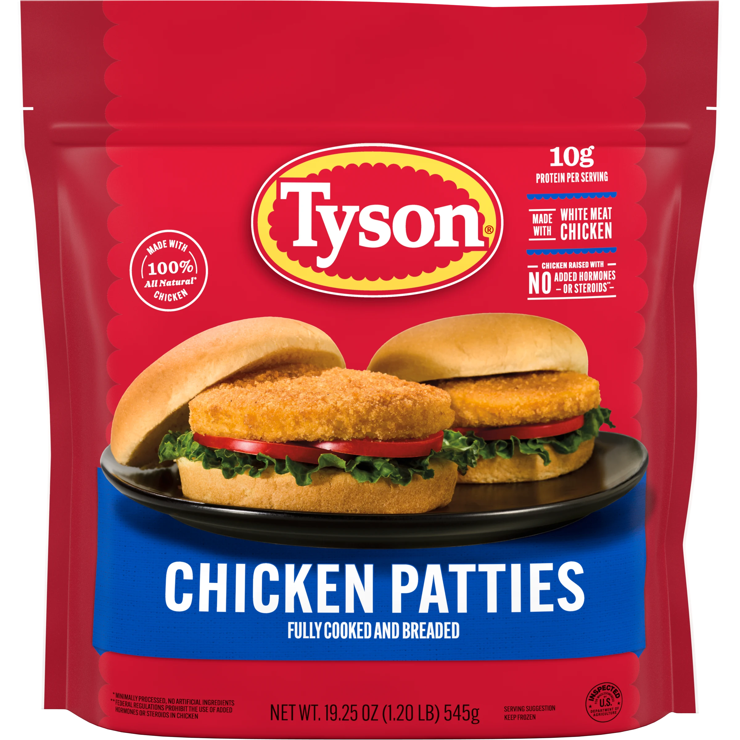 Fully Cooked Chicken Patties