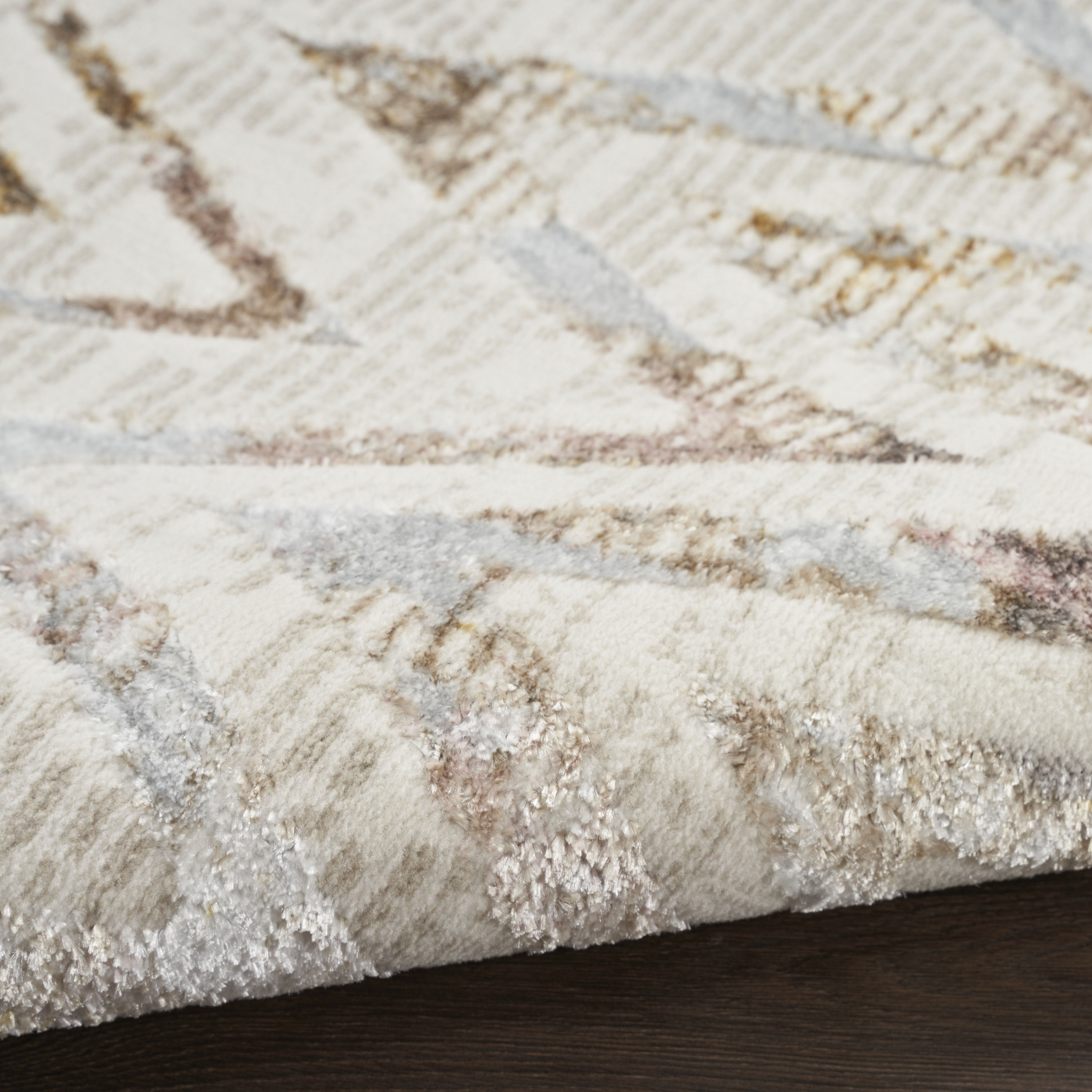 Nourison Glitz 2'3" x 7'6" Multicolor Contemporary Indoor Rug