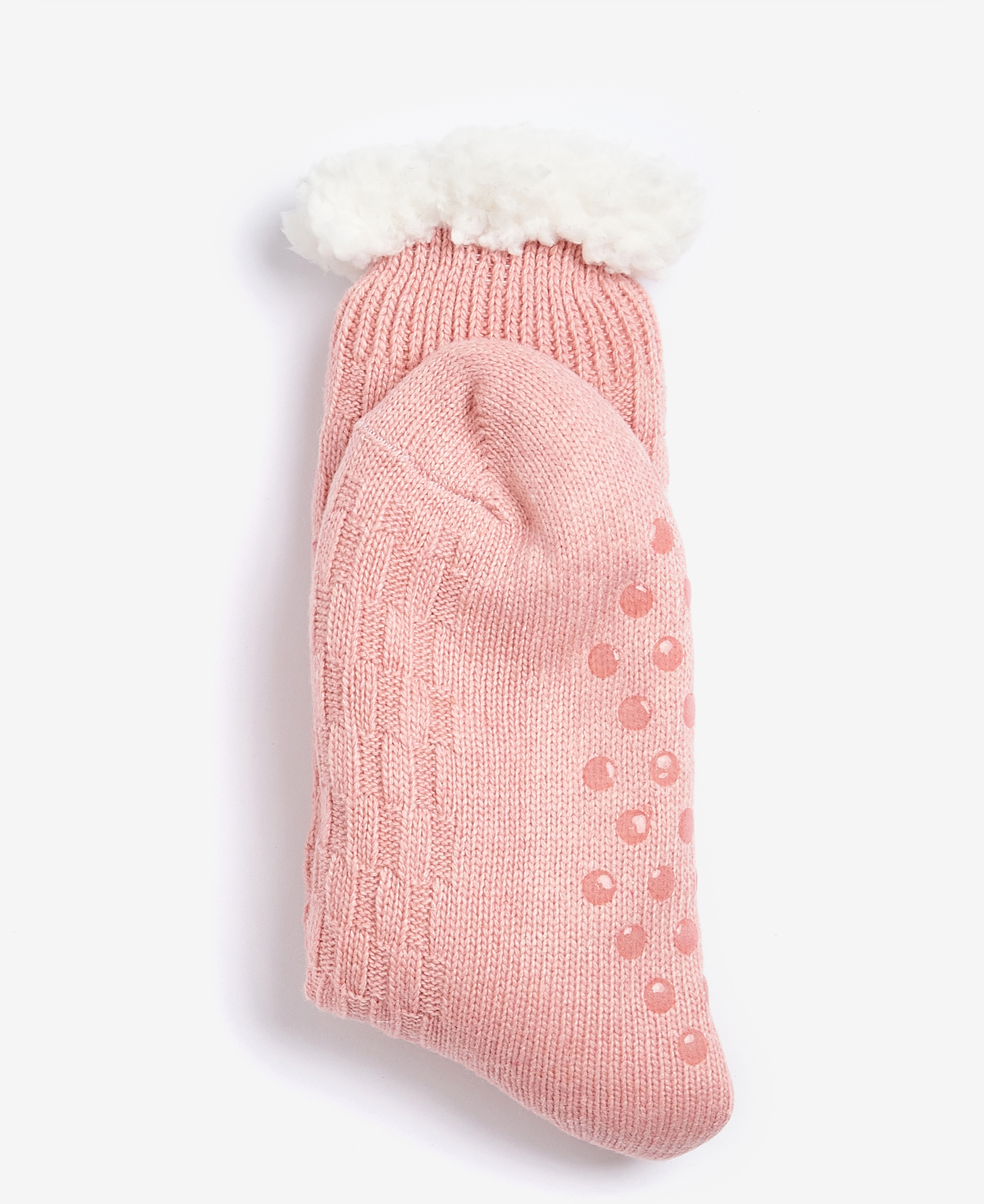Cable Knit Lounge Socks image number 1