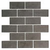 Regina Dark Gray 2×4 Brick-Joint Mosaic Glossy