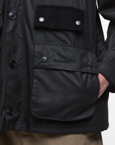 Editor Waxed Jacket Black