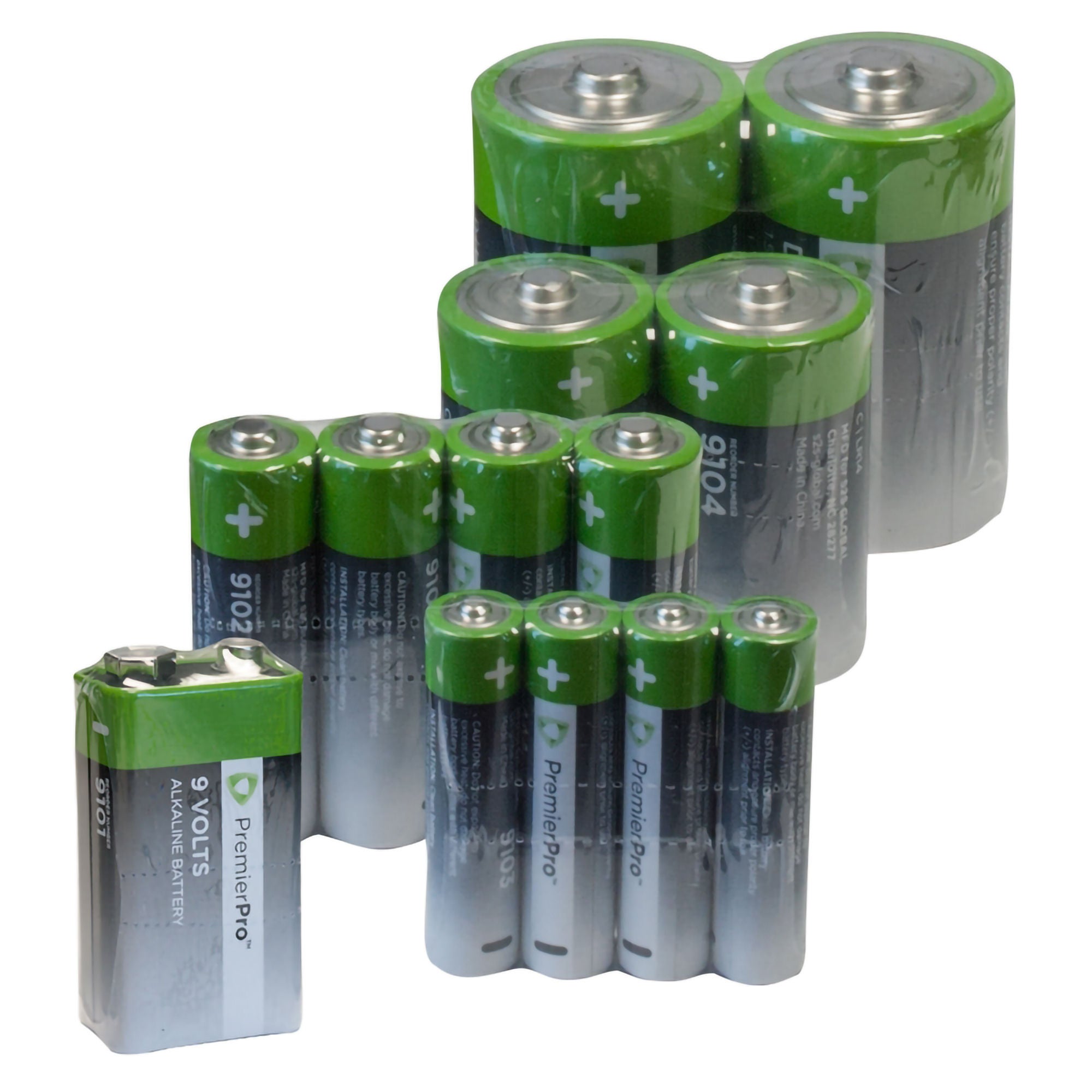 Alkaline Battery PremierPro™ AA Cell 3 Volt Disposable 4 Pack