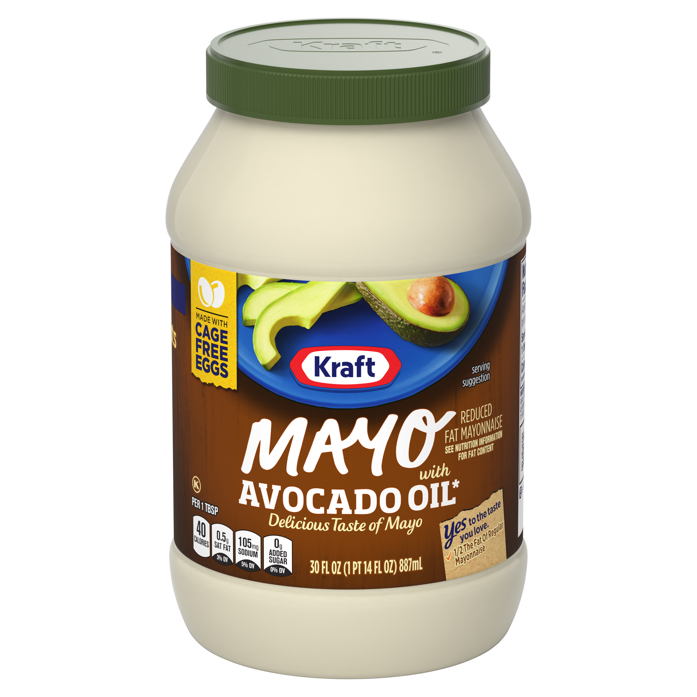 Mayo with Avocado Oil Reduced Fat Mayonnaise