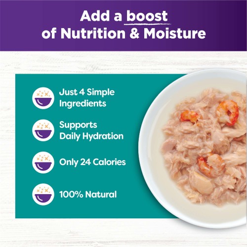 The benifts of Wellness Bowl Boosters Tuna & Shrimp