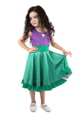 Little Adventures Mermaid Twirl Dress, Size 12