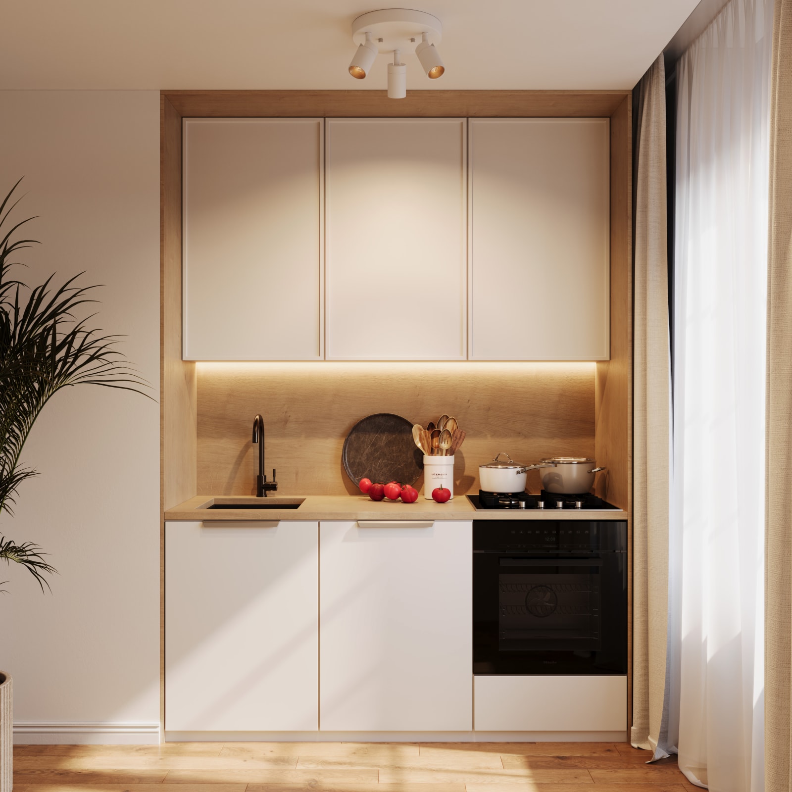 Shura 3 Head Round Flush Mount — installation 4