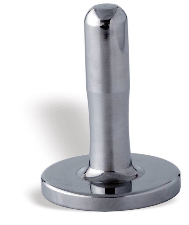 Aplastacarnes de acero inoxidable forjado de 10 cm