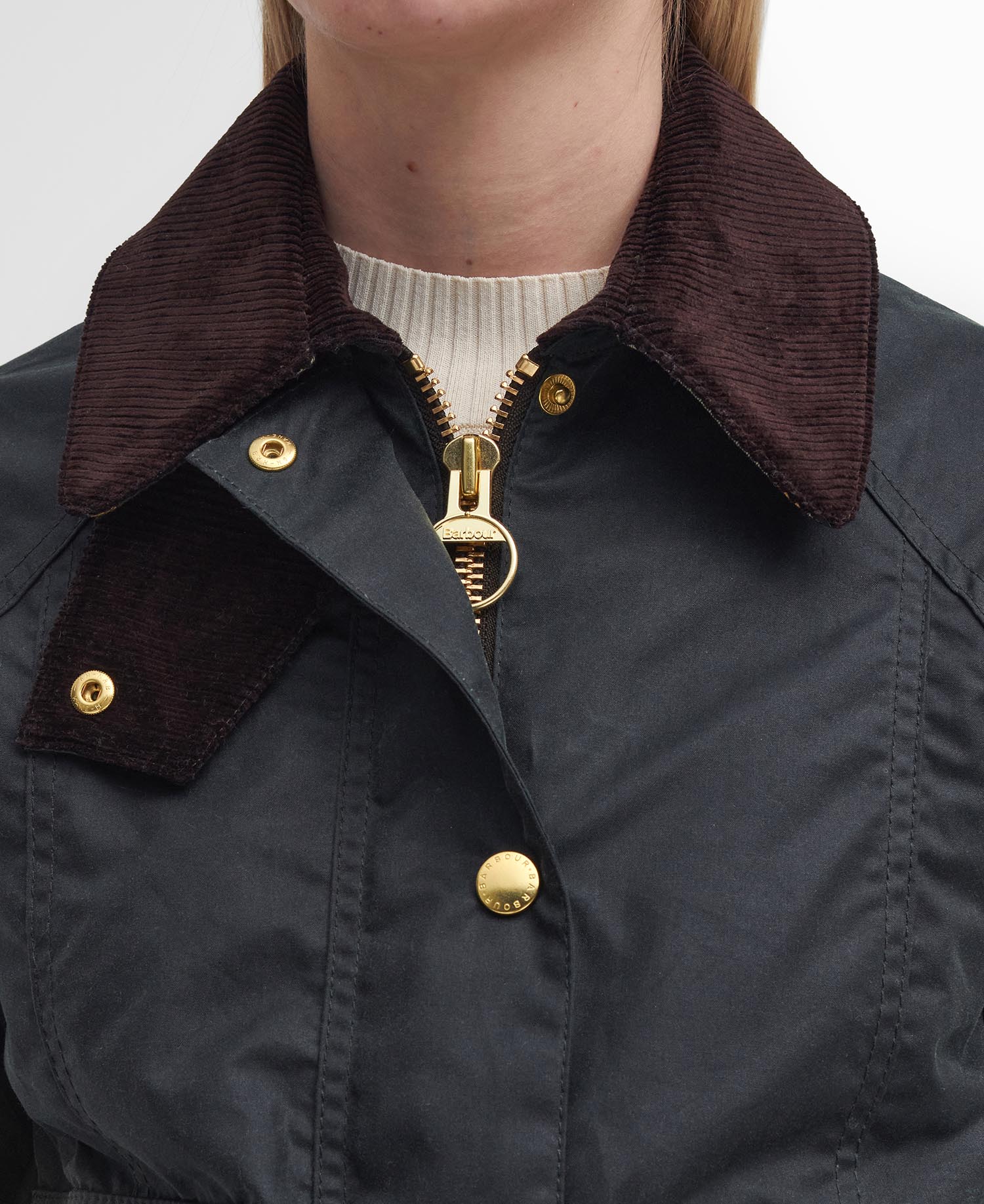 Cropped Beadnell Waxed Jacket image number 4