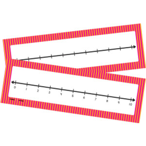 0-10 Student Number Lines, Set of 10