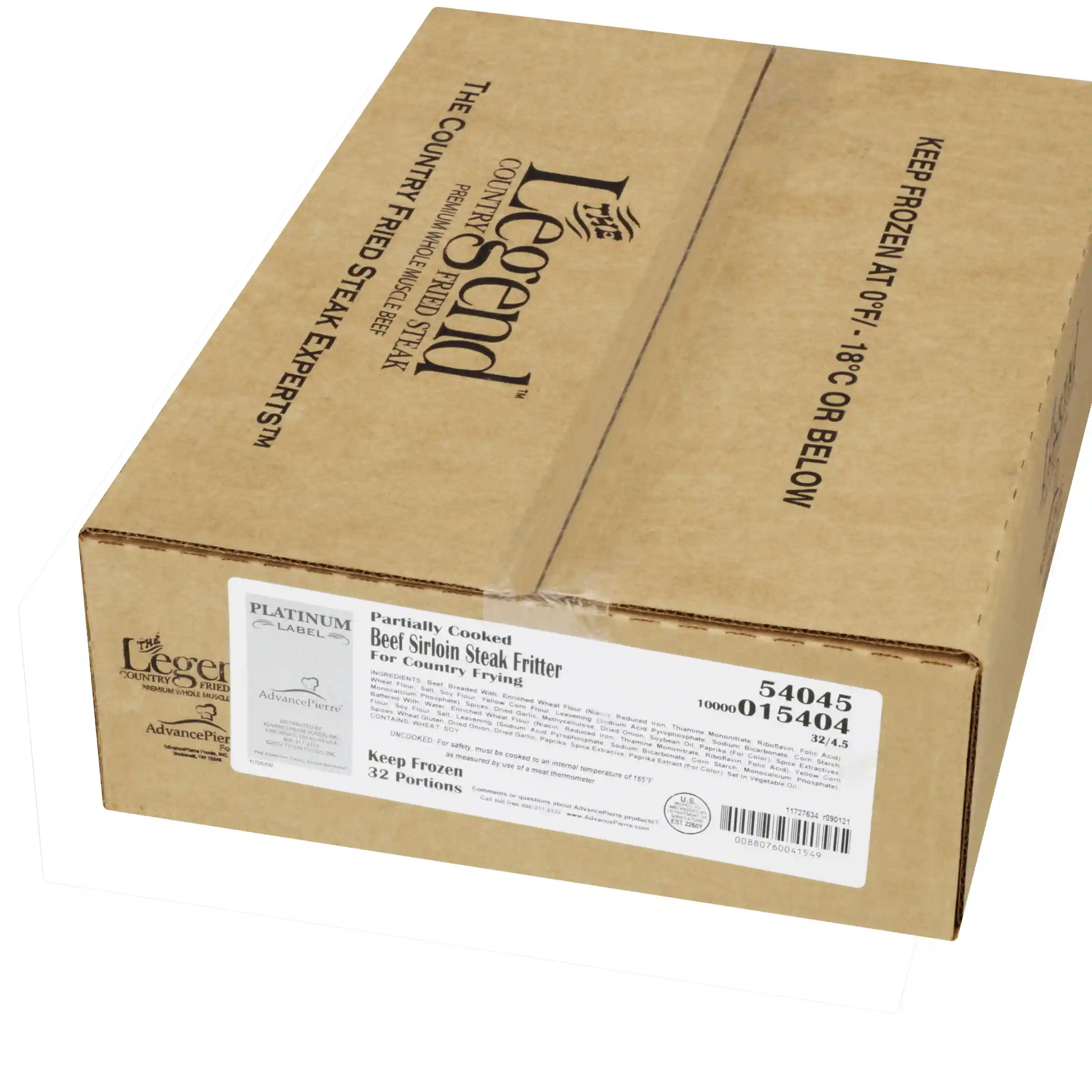 AdvancePierre™ Platinum Label The Legend™ Partially Cooked Breaded Country Fried Sirloin Beef Steak Fritters_image_5