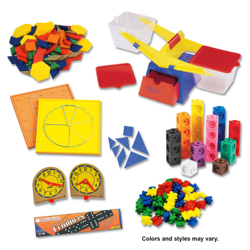 Saxon Math Manipulative Kit K (Basic Plastic Pattern Blocks, NO Optional Items)