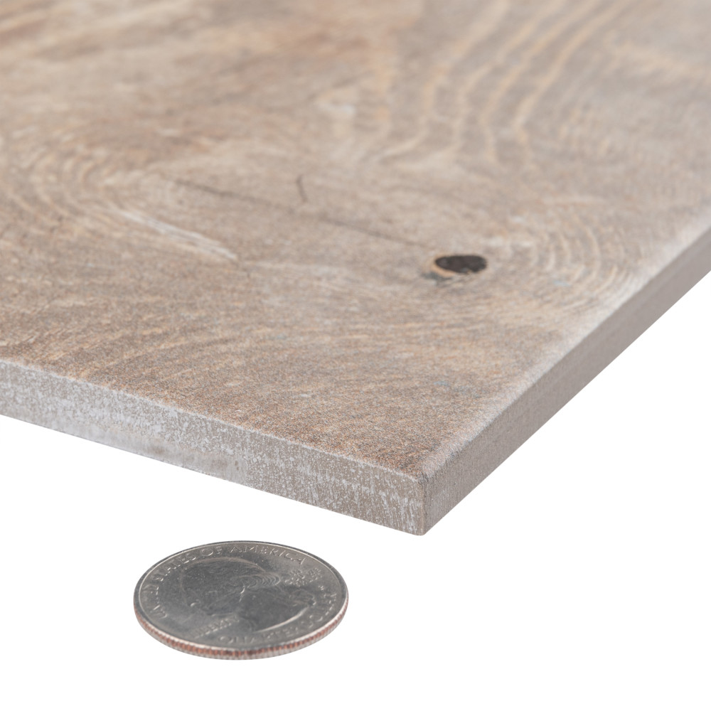 Bois Beige 6 in. x 35-1/2 in. Porcelain Floor and Wall Tile