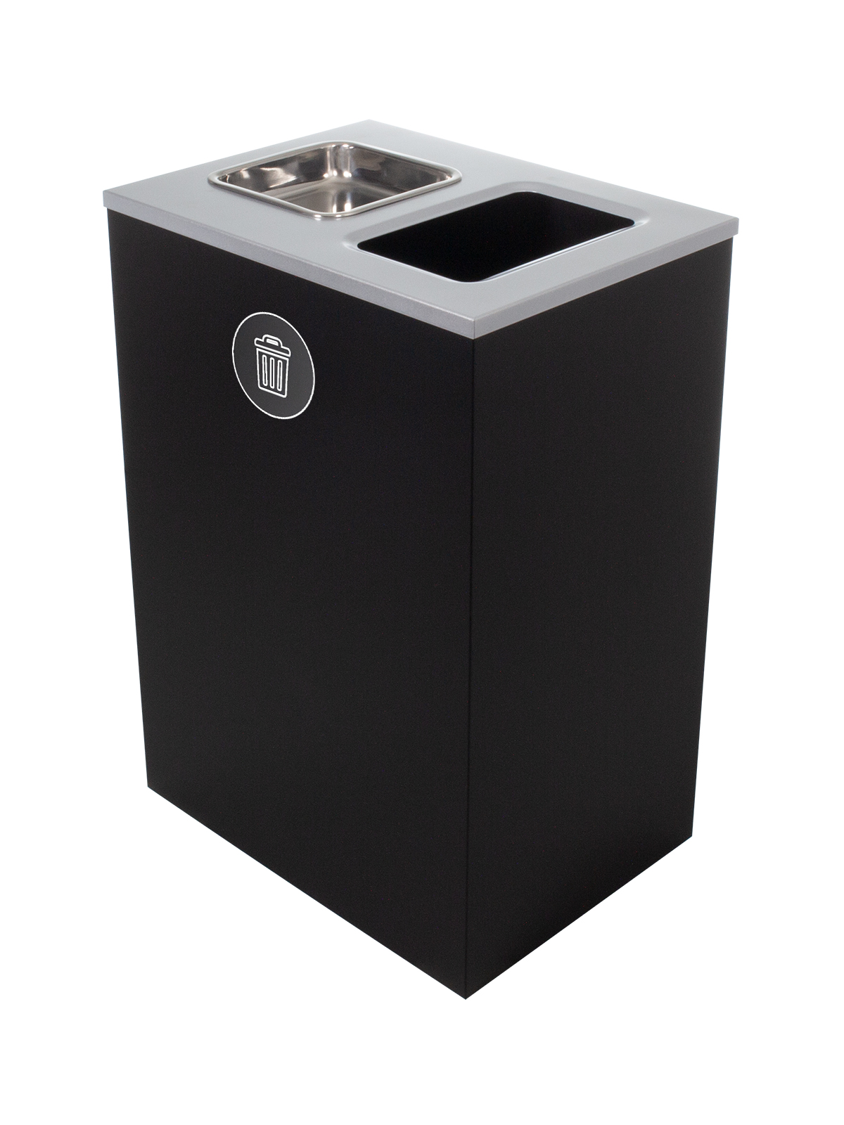 SPECTRUM – Single – Kit – Cube – Xl – Ashtray – Waste – Full-Ashtray – Black