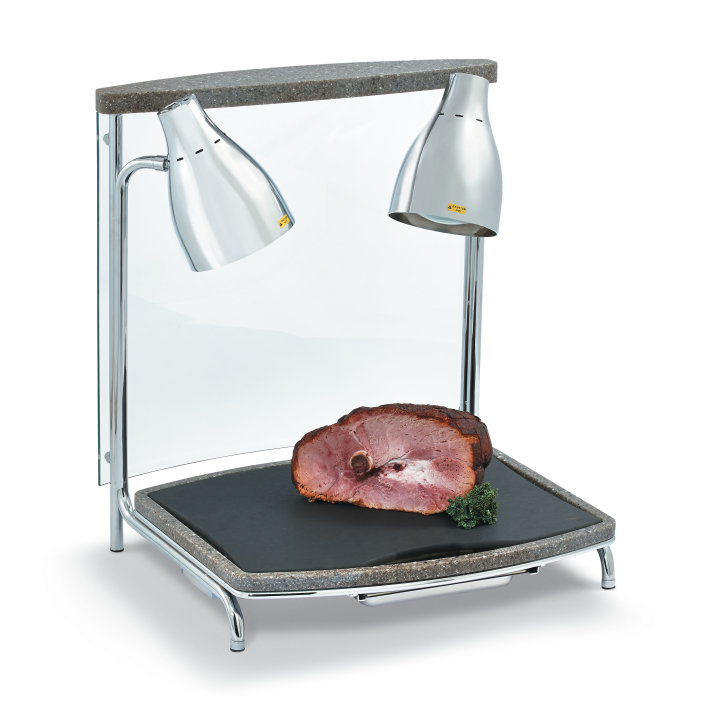 Replacement cutting board for contoured carving station