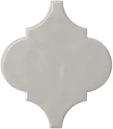 Pixie Gray 6″ Arabesque Wall Tile Glossy